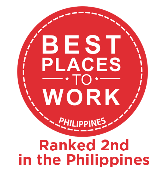 Ranked 2nd in the Philippines, Best Places to Work